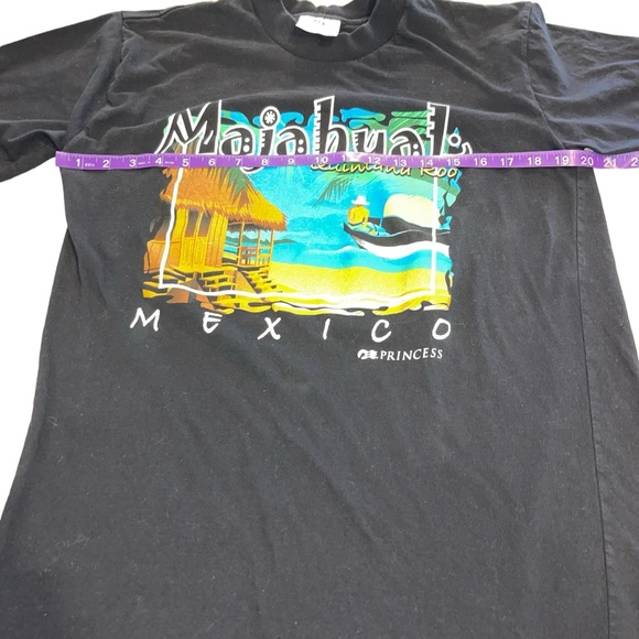 90’s Vtg Princess Cruise Line Majahaul Quintana Roo Mexico Single Stitch Tee Lrg - Picture 9 of 14